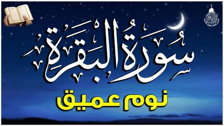 سورة البقرة: تلاوة هادئة بصوت يطرد الشياطين ويُسكن النفس 😴💤💚